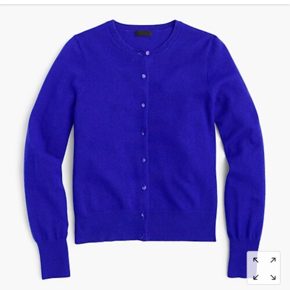 NWT J. Crew Italian Cashmere Cardigan, Size Small